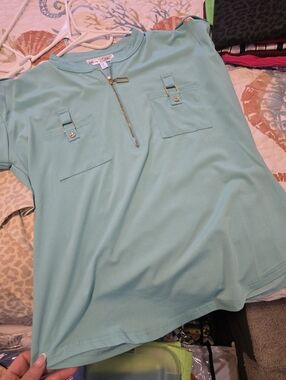 Tiffany Blue Shade Small Womens Top